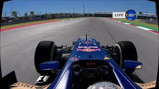 F1 2012 Austin  JeanEric Vergne OnBoard  assettocorsa [upl. by Nahamas764]