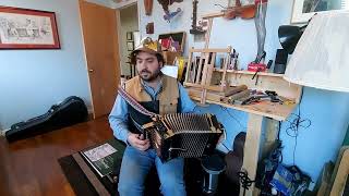 Bluemont Waltz Cajun Accordion [upl. by Halyahs]