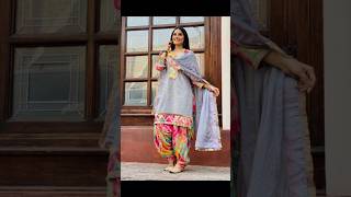 Latest Punjabi suit design punjabisuitdesign suitdesign suitfashion suit punjabi shorts ♥️ [upl. by Scheck473]