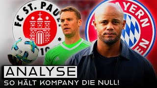 So hält KOMPANY die NULL  FC St Pauli  FC Bayern  Bundesliga Analyse [upl. by Airotahs]