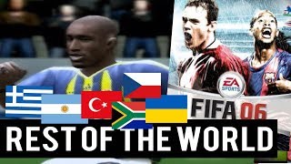 Fifa 06 Playstation 2 Gameplay  REST OF THE WORLD [upl. by Etireugram]