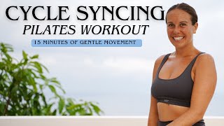 CYCLE SYNC YOUR WORKOUT  Luteal Phase Pilates [upl. by Chrysa]