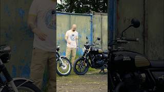 Royal Enfield VS Kawasaki 🤔🤩motorcycle motorbike biker royalenfield kawasaki [upl. by Arrakat127]