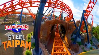 Steel Taipan 4K Front Seat POV  Dreamworld [upl. by Areip]