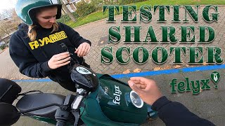 Her first time on a scooter 🏍 Testing Felyx Scooter Share in Amsterdam ❌❌❌Faya Miros Motovlog 116 [upl. by Gerhardine]