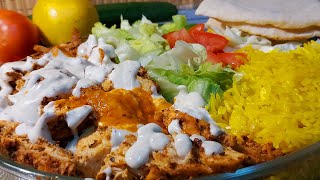 Best Chicken Shawarma Rice  Halal Guys NYC Cart Recipe From Leelas Kitchen [upl. by Asiak]