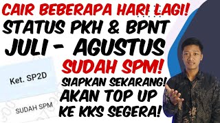 SEGERA CAIR PKH amp BPNT JULI  AGUSTUS KE KKS❗️STATUS SUDAH SPM❗️TINGGAL TUNGGU BEBERAPA HARI LAGI❗️ [upl. by Amelus]