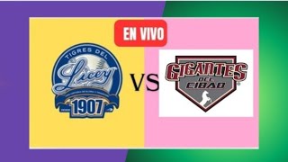 Tigres del Licey vs Gigantes del Cibao beisbol en vivo Liga dominicana de béisbol profesional 2022 [upl. by Nahn]