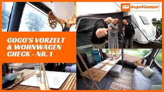 Zu Besuch bei Jenny und Rolf Ausstattung Deko amp Zubehör  Gogo’s Vorzelt amp Wohnwagen Check [upl. by Nylirret]