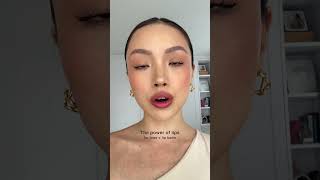 my favorite is the lip liner  lip balm look 👀 lipstick makeuptutorial [upl. by Bobbie]