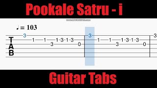 Pookale Satru Guitar Tabs  I Ai  AR Rahman  Vikram  Amy Jackson [upl. by Ecarg]