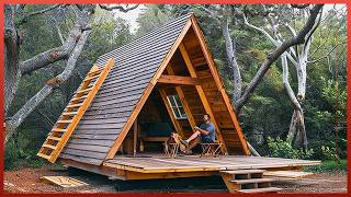 Man Builds Wood Cabin in the ALASKAN Wilderness  by norsetoalaska [upl. by Venable279]