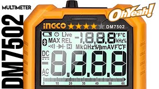 INGCO DM7502 CHEAPO Multimeter Review amp Teardown [upl. by Bassett]