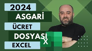 Asgari Ücret 2024 Excel Hesaplama Dosyası  ASGARİ ÜCRET 17 bin 2 lira [upl. by Viv]