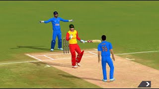 India Vs Zimbabwe 3rd T20 Match Of 2024 Highlights  Real Cricket 24 Gameplay [upl. by Oneil]