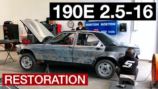 Restoring This Rare 1989 Mercedes 190E 2516  Epic Transformation [upl. by Yodlem]