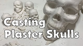 Slip Casting Plaster Skulls [upl. by Enileuqcaj]