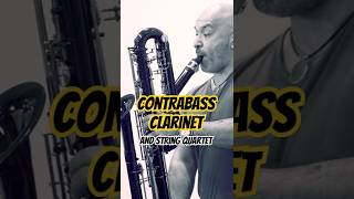 More contrabass clarinet with string quartet Marco Mazzini Eppelheim contrabass clarinet [upl. by Atlante543]