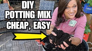 How to Make Potting MixCHEAP EASY amp Beat the Big Box Store [upl. by Loferski]