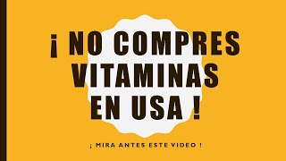 NO COMPRES VITAMINAS ❌❌ En Paginas Web De USA  Storytime❗❗ [upl. by Yarased]