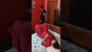 Yeh maine kya dekha😱🧐Daily life of couple shorts viral comedy [upl. by Eyks]