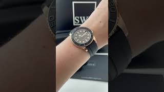 Rolex Yachtmaster 37 18K Rose Gold Oysterflex Watch 268655 Review  SwissWatchExpo [upl. by Gratiana]