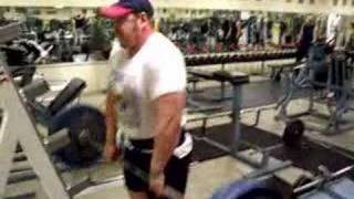 barbell shrugs 130kg 10 reps [upl. by Nameerf]