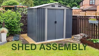 How to assemble garden shed Tuindeco [upl. by Blodget899]