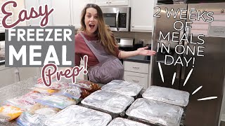 FREEZER MEALS Fill Your Freezer amp Prep for Postpartum for NEW MOMS part 1 [upl. by Aicnorev18]