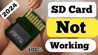 SD Card Not Working  Memory Card Not Working  sd card format problem  sd card not showing [upl. by Nairolf50]