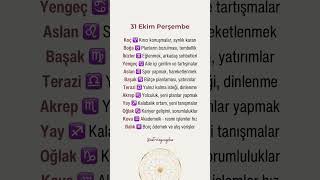 ✨ 31 Ekim Perşembe Gündemi ✨ [upl. by Ita]