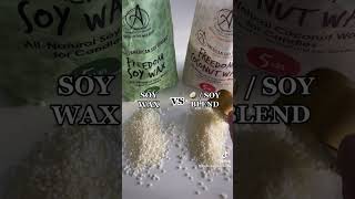 Soy wax vs CoconutSoy blend [upl. by Dyoll746]