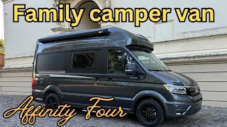 Affinity Four  CAMPER VAN FOR FOUR with ingenious bed system [upl. by Philina]