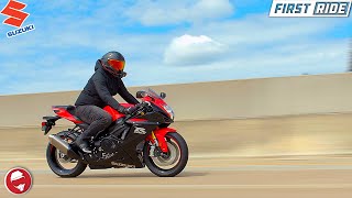 2022 Suzuki GSXR 750  First Ride [upl. by Tacy444]