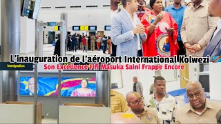 NewsFlash L’inauguration de l’aéroport international de KOLWEZI 🇨🇩 [upl. by Kauslick]