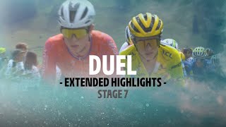 Extended Highlights  Stage 7  Tour de France Femmes avec Zwift 2024 [upl. by Fatma991]