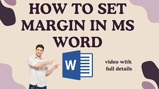 How to Set Margins in MS Word  lecture no 8 ms word 2024 [upl. by Shuler]