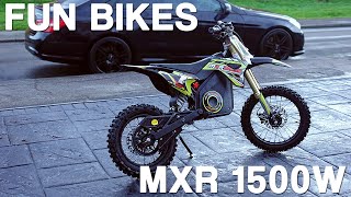 I bought an Electric Pitbike  Fun Bikes MXR 1500w [upl. by Bloxberg811]