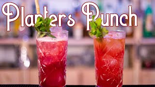 PLANTERS PUNCH cocktail amp mocktail [upl. by Nobell599]