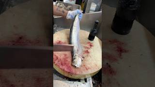 Amazing ribbon fish cleaningampcutting skill with exports manshorts [upl. by Scharff]