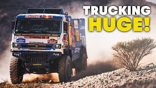 Dakar 2021 Take a Closer Look at the Kamaz Rally Trucks [upl. by Lanna]