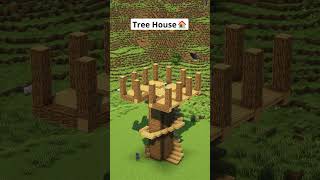 Minecraft Giant Tree House🏠 shorts [upl. by Andromeda]