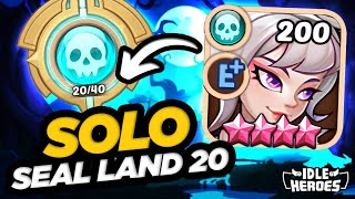 Idle Heroes  9 Star ELOISE Beats Seal Land 20 EASY [upl. by Annabela]