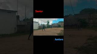 Chavatapalem volleyball youth force senior vs juniors volleyballworld volleyball chavatapalem [upl. by Osanna491]