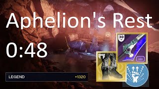 Aphelions Rest Legend  048 Lost Sector Speedrun  Titan [upl. by Asenaj264]