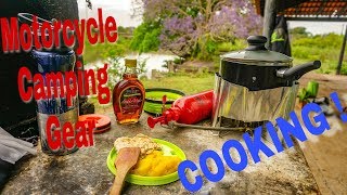 Motorcycle Camping Cooking Gear [upl. by Boylston]