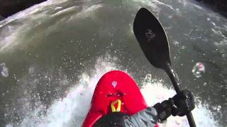 Liquidlogic Freeride surfing on the Gauley River [upl. by Standing]