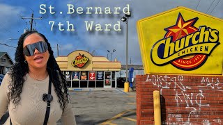 Church’s Chicken 7th Ward  St Bernard New Orleans [upl. by Noell]