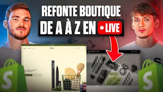 Refonte dune boutique ecommerce sur Shopify [upl. by Nnylodnewg388]