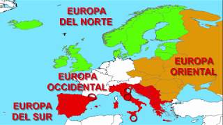 Países de Europa Localización y Capitales paises europa paisesdelmundo [upl. by Arielle341]